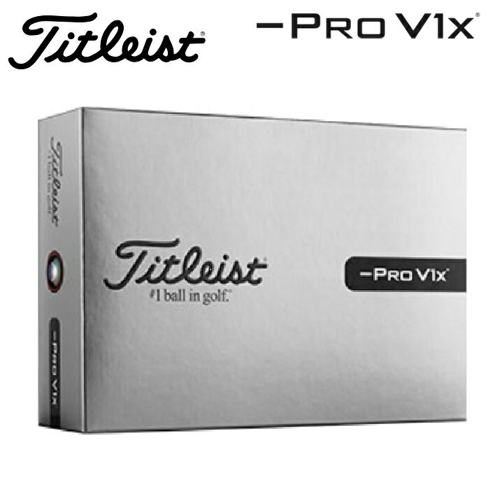 新作 2026年モデル タイトリスト -PRO V1x LEFT DASH プロV1x レフトダッシュ ゴルフボール　1ダース（12球入り）　ホワイトゴルフ