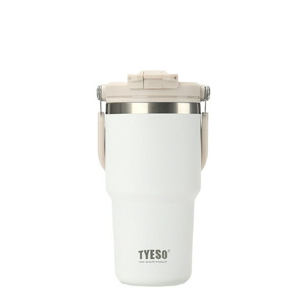 TYESO ポータブルタンブラー 600ml スノーホワイト KT01-01022-201