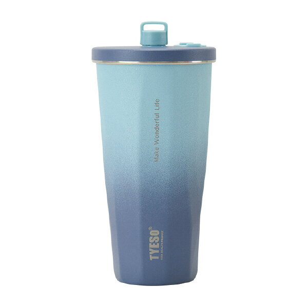 TYESO ストロータンブラー 470ml グラデーションブルー KT01-01006-257