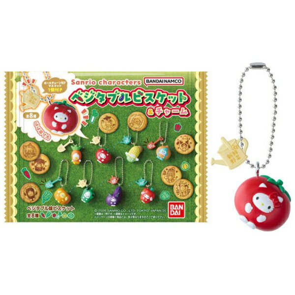 サンリオキャラクターズ　ベジタブルビスケット＆チャーム