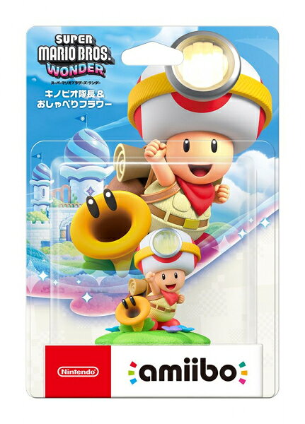 楽天市場】任天堂 任天堂 amiibo キノピオ隊長＆おしゃべりフラワー