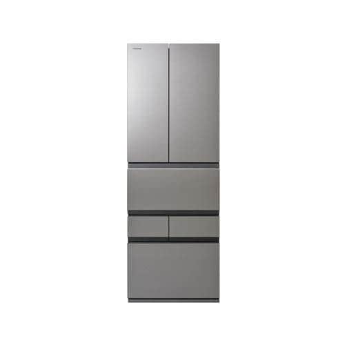 東芝 TOSHIBA GR-A51YFV-ZH アッシュグレージュ 6ドア冷蔵庫 観音開き 506L 幅650mm GRA51YFVZH
