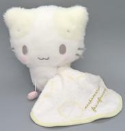 マシュマロみたいなふわふわにゃんこ　ぬいぐるみ（しろふわ雲でおひるね）