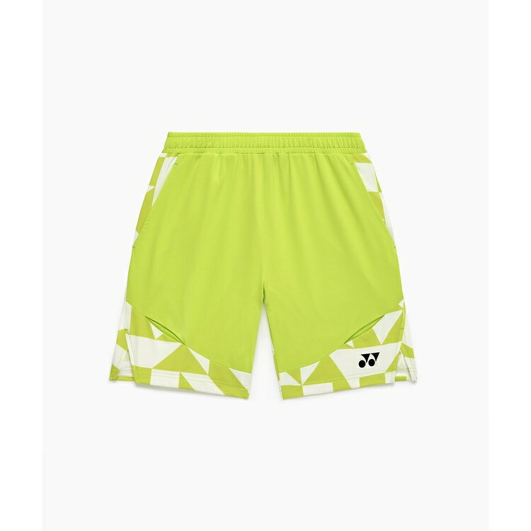 ヨネックス メンズ ニットハーフパンツ フレッシュライム・サイズ：XO YO-15240-680-XO YONEX