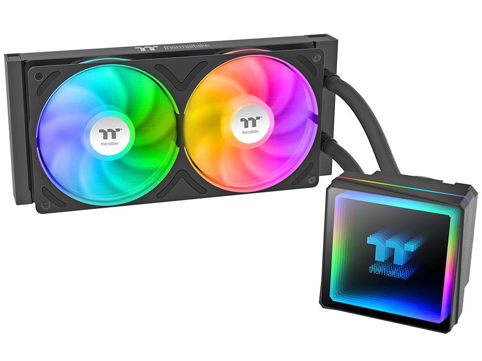 Thermaltake｜サーマルテイク 水冷一体型CPUクーラー TH240 V3 ARGB Sync Black All-In-One Liquid Cooler ブラック CL-W465-PL12SW-A