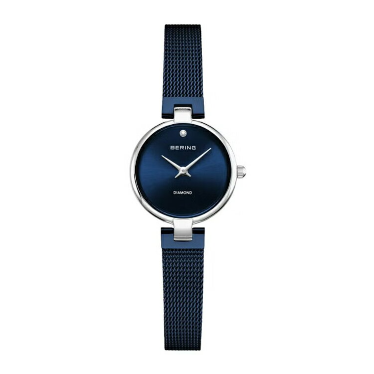 ベーリング BERING 腕時計 レディース クラシック ダイヤモンド ブルー Ladies Watch Classic Diamond Blue 17724-307