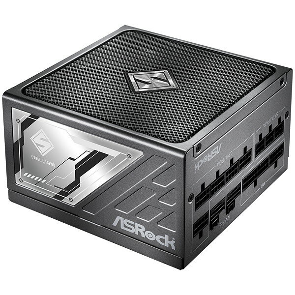 ASRock アスロック PC電源 Steel Legend 1200w Platinum ブラック SL-1200P 1200W /ATX /Cybenetics /80PLUS