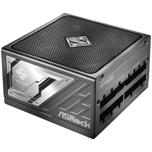 ASROCK｜アスロック PC電源 Steel Legend 1000w Platinum ブラック SL-1000P 1000W /ATX /Cybenetics /80PLUS
