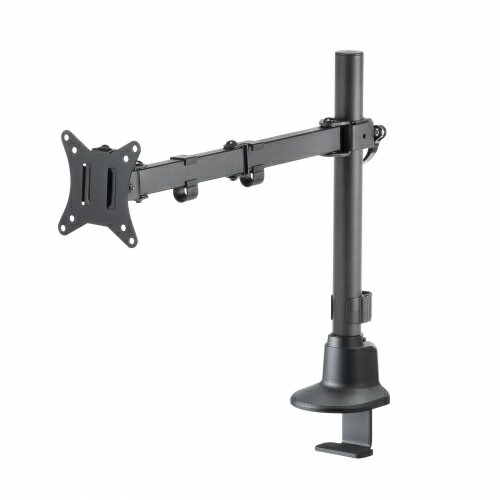 サンワサプライ｜SANWA SUPPLY モニターアーム 1画面 /～32インチ ロングアーム・薄型ショートクランプ ブラック CR-LAC116BK