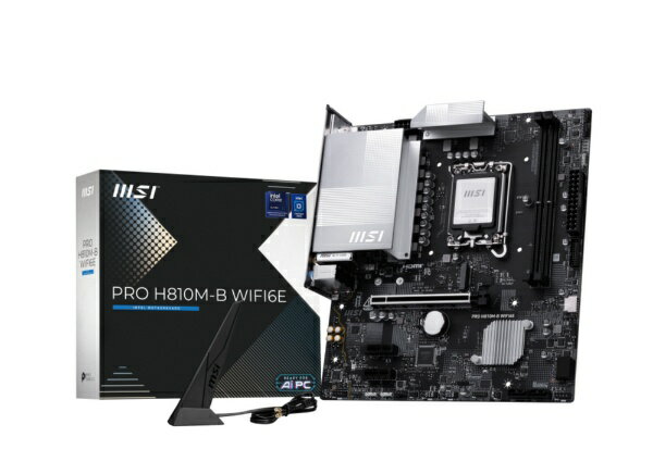 MSI マザーボード PRO H810M-B WIFI6E