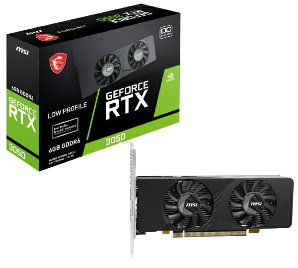 MSI GeForce RTX 3050 LP E 6G OCの商品画像