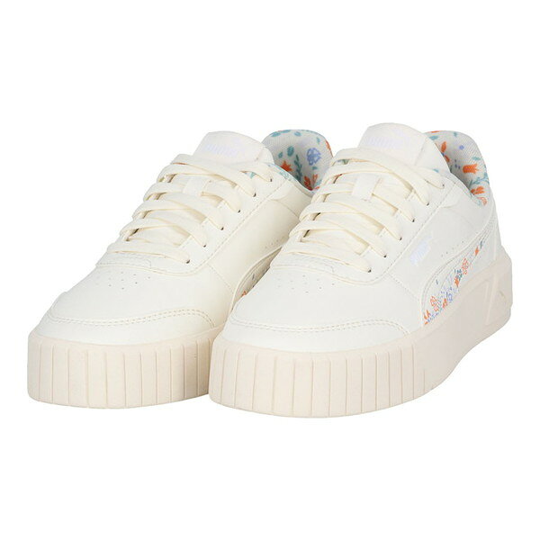PUMA ウィメンズ キャリーナ ミア フラワー スニーカー 407393 Warm White-Warm White 24