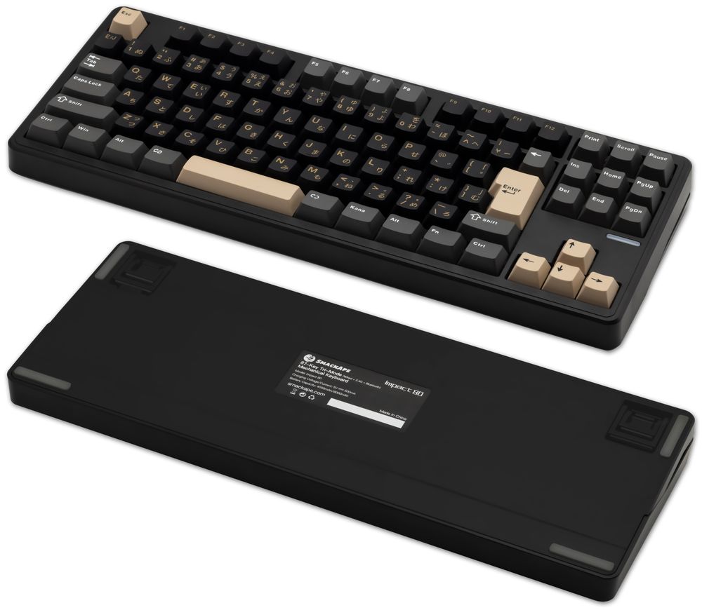 KIBU｜キブ キーボード Impact 80 Ultra Black SA-IP80JU-BLK-C 有線・ワイヤレス /Bluetooth・USB