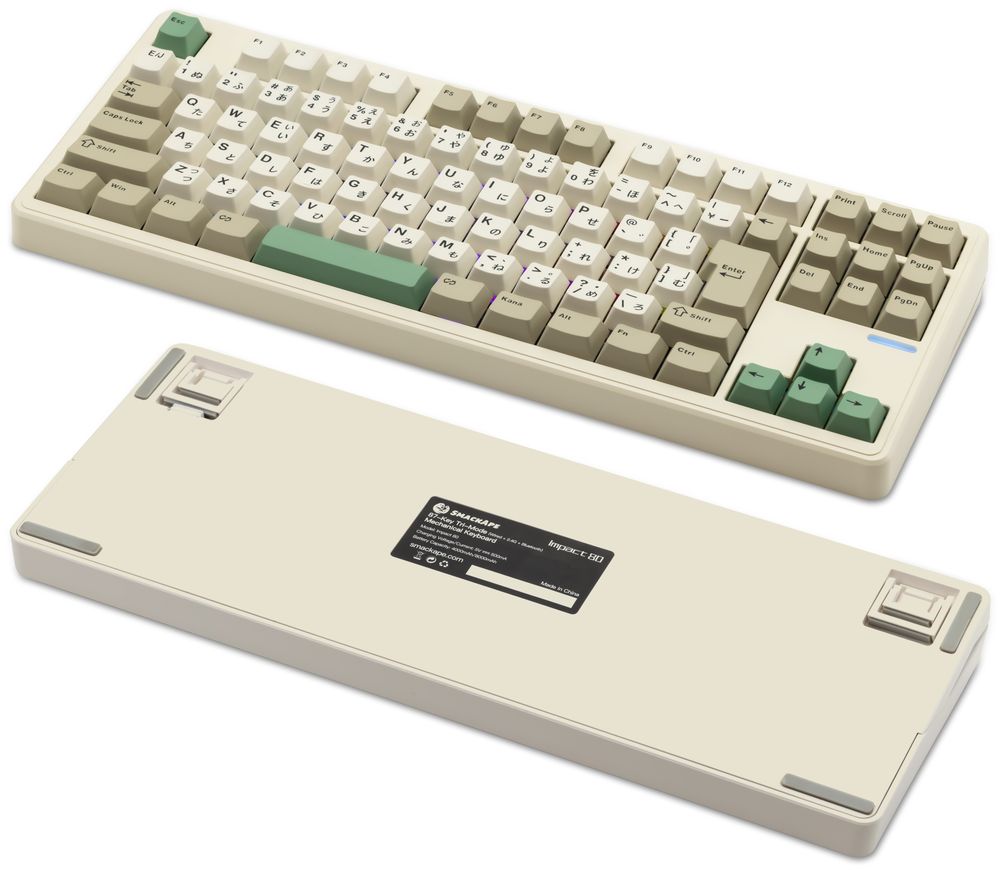 KIBU｜キブ キーボード Impact 80 Ultra Forest SA-IP80JU-FE-F 有線・ワイヤレス /Bluetooth・USB