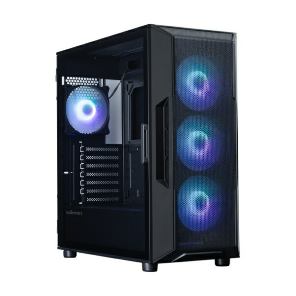 ZALMAN｜ザルマン ATX/Micro-ATX/Mini-ITX対応 ミドルタワー PCケース i3 NEO ARGB V2 ブラック I3NEOARGBV2BLACK