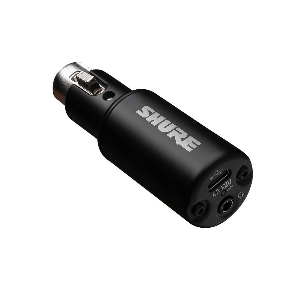 Shure MVX2U Gen 2 |  MVX2UG2 デジタル・オーディオインターフェース USB PC マイク接続 変換 アダプター 国内正規品