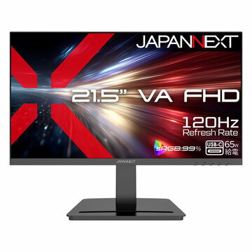 JAPANNEXT｜ジャパンネクスト USB-C接続 PCモニター JN-215V120F-C6 21.5型 /フルHD 1920×1080 /ワイド /120Hz