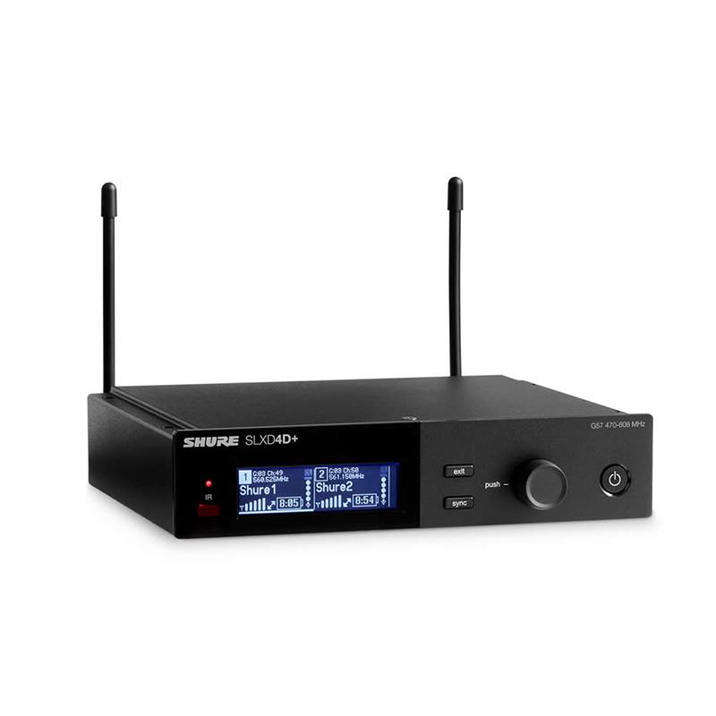 SLXD4D+ シュアー 受信機 ワイヤレスシステム 2ch SHURE