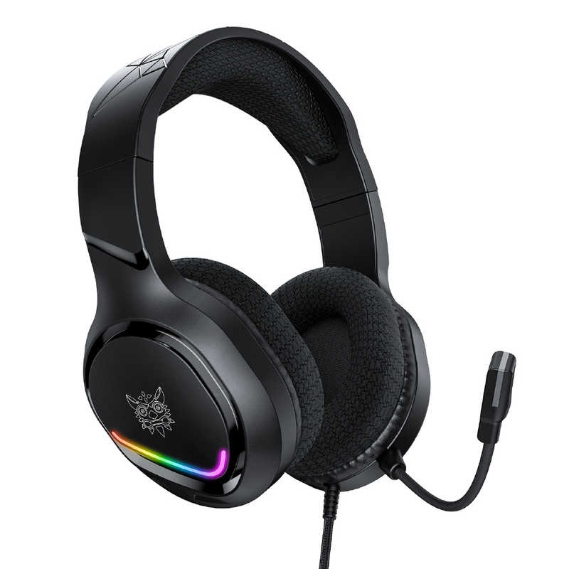 ONIKUMAGAMING ゲーミングヘッドセット X31 RGB ブラック X31BK φ3.5mmミニプラグ＋USB /両耳 /ヘッドバンドタイプ