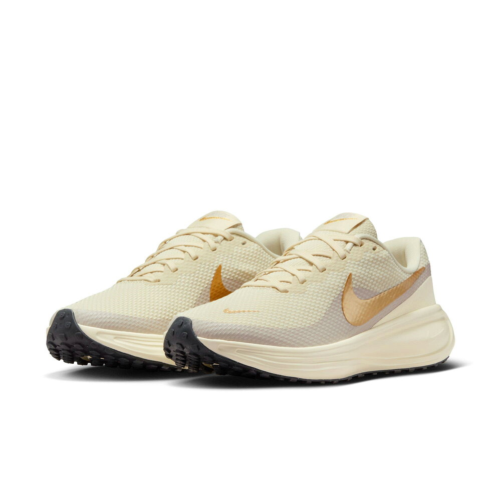 ナイキ レディース ロード ランニングシューズ レボリューション8 LT KHAKI/METALLIC GO・サイズ：22.5cm HJ8485-201-22.5 NIKE