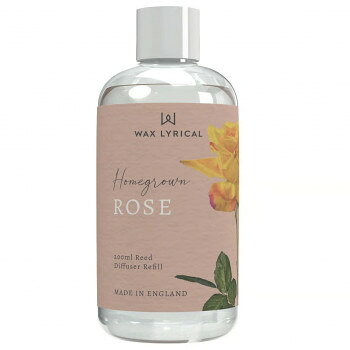 WAX LYRICAL Homegrown ディフューザーリフィル 200ml ローズ WLHG0506 2297223
