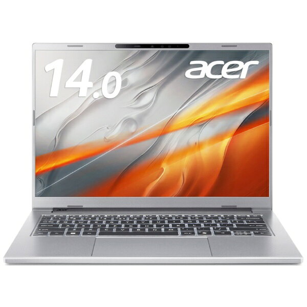 ACER｜エイサー ノートパソコン Aspire 14 AI ピュアシルバー A14-I71M-N56Y/F intel Core Ultra 5 /メモリ：16GB /SSD：512GB /M365 24か月 or Office 選択可…