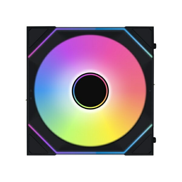 LIANLI｜リアンリ ケースファン 140mm /1700RPM リバースブレード UNI FAN SL-INF 140 ワイヤレス シングルパック ブラック UF-RS-SLIN140-WLS-1B