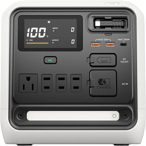 DJI JAPAN ポータブル電源 1008Wh ACコンセント4口 USB-C出力搭載 DJI Power 1000 Mini White DY0050 返品種別B