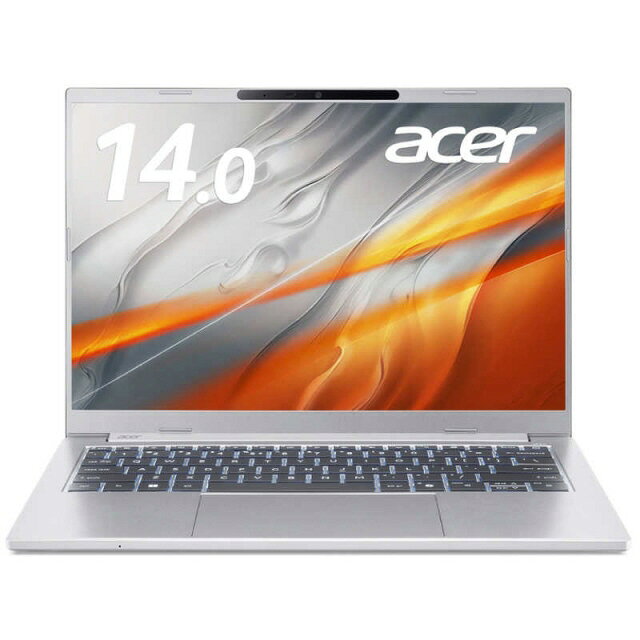 ACER｜エイサー ノートパソコン Aspire 14 AI ピュアシルバー A14-I71M-N56Y/F intel Core Ultra 5 /メモリ：16GB /SSD：512GB /M365 24か月 or Office 選択可…