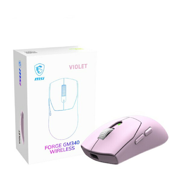 MSI マウス FORGE GM340 WIRELESS VIOLET