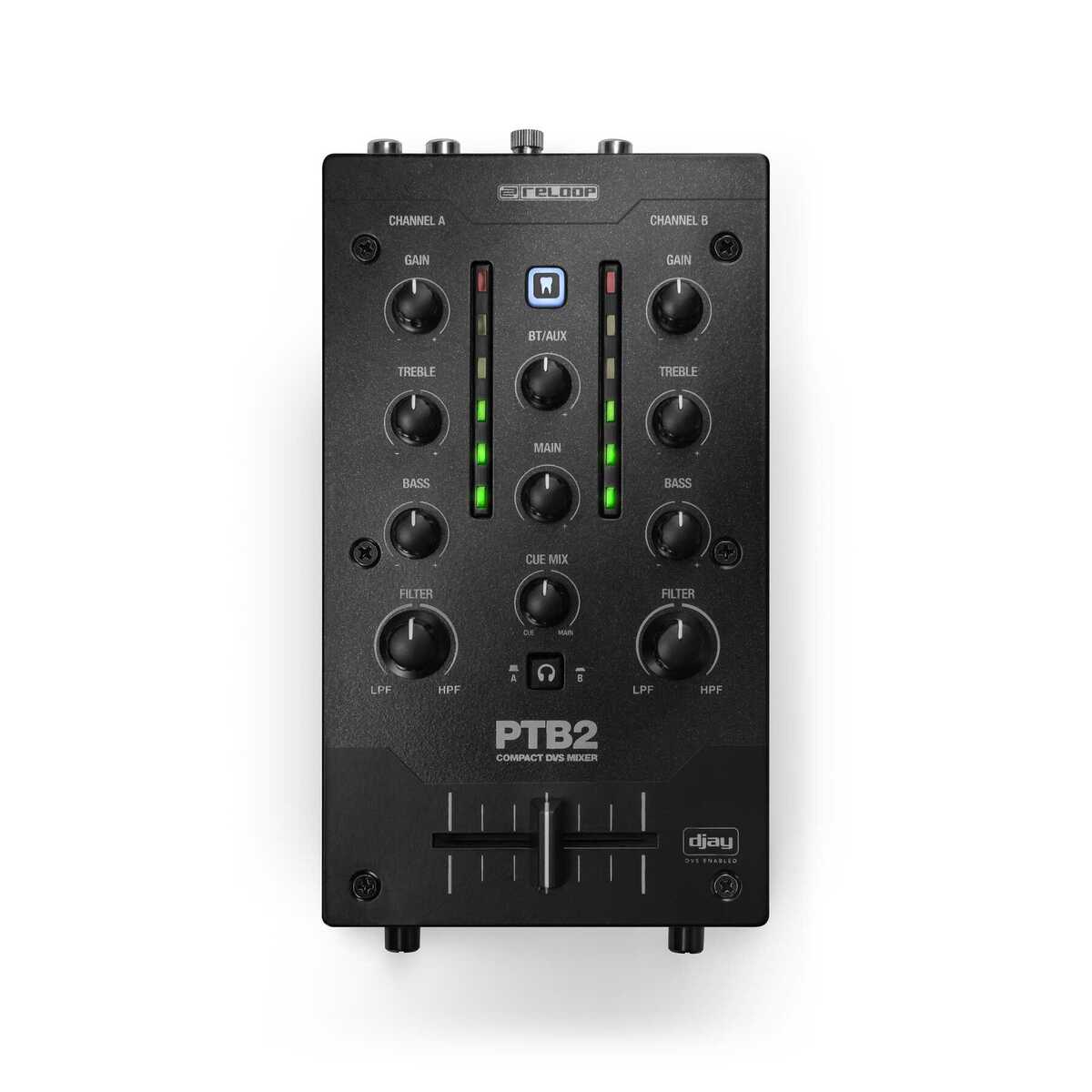 reloop PTB-2 【djay対応 ポータブル2＋1チャンネルDJミキサー】(リループ)