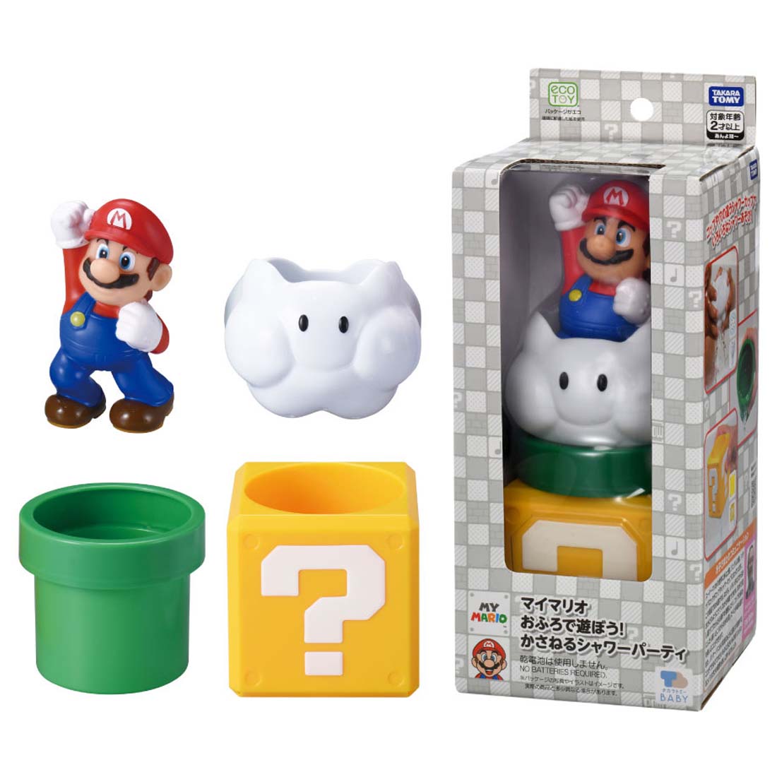 楽天市場】エポック社 お風呂でポン ス−パ−マリオ PART1 | 価格