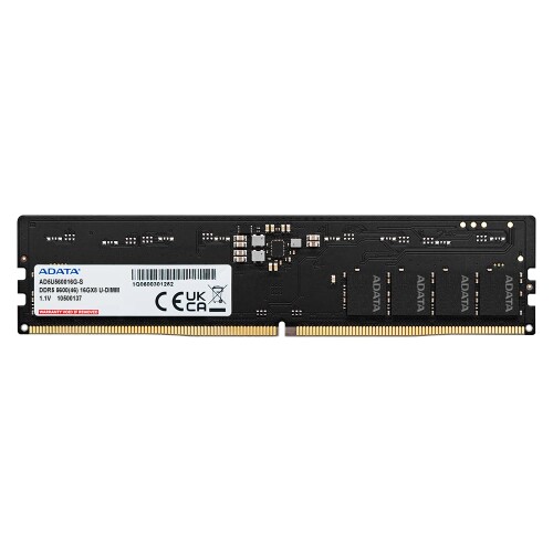 ADATA｜エイデータ PCメモリ DDR5 5600MHz UDIMM 16GB AD5U560016G-S-I