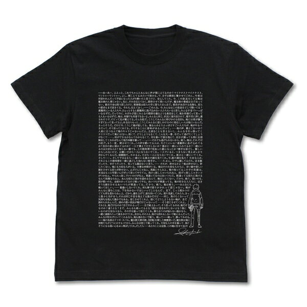 コスパ｜COSPA Re:ゼロから始める異世界生活 スバル 演説 Tシャツ BLACK-L