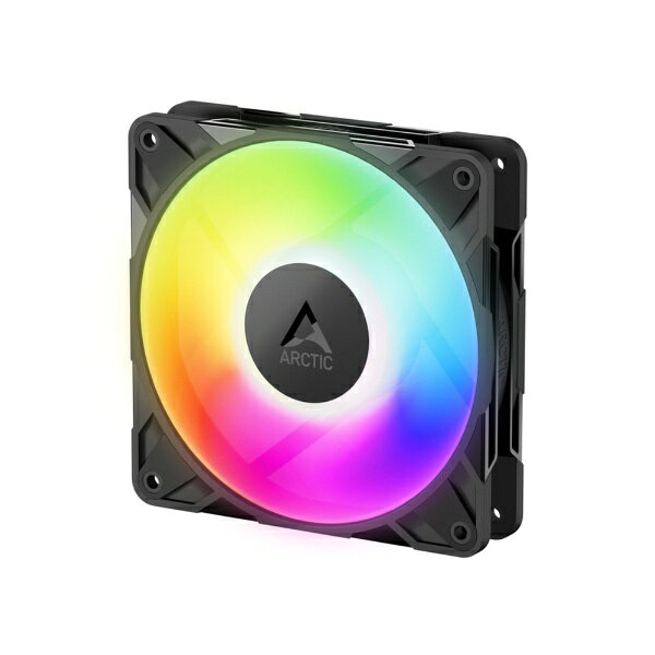 ARCTIC｜アークティック 120mm RGB 静音 PWMファン 450～2000RPM P12 Pro A-RGB LN ブラック ACFAN00344A