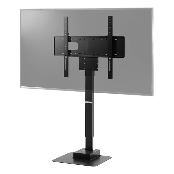 バウヒュッテ 85V型まで対応 電動昇降テレビスタンド ブラック BHV-1700FA-BK Bauhutte VESA対応 無段階高さ調節