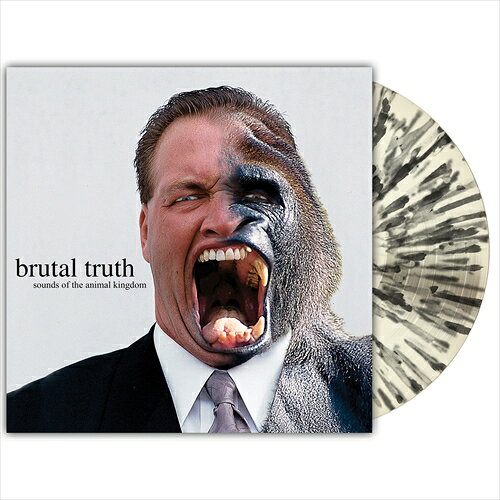 輸入盤 BRUTAL TRUTH / SOUNDS OF THE ANIMAL KINGDOM 2026 REISSUE BONE WHITE WITH SPLATTER 2LP