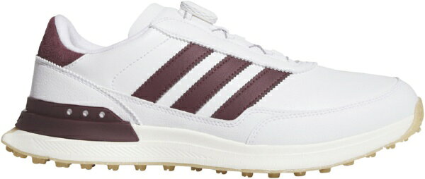 アディダス｜adidas ゴルフシューズ S2G 26 ボア ホワイト×マルーン×ガム OPJ92 メンズ /27.5cm /幅:Wide 3E相当
