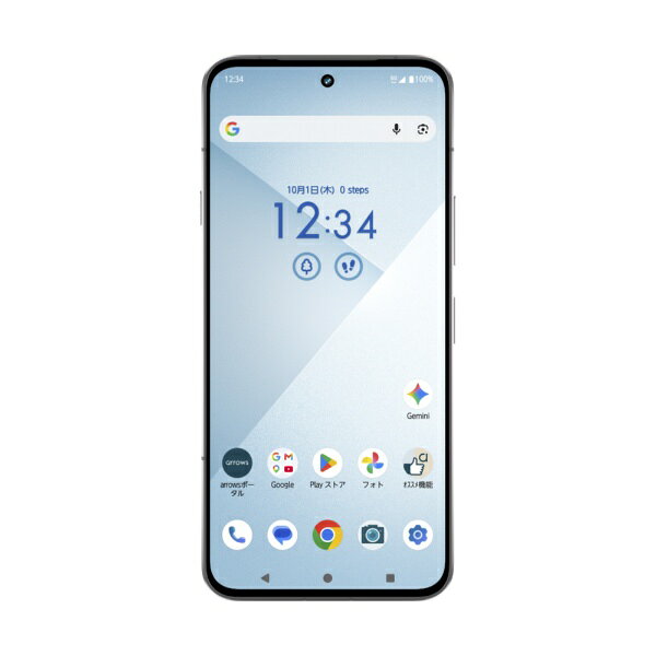 FCNT 6.4インチ SIMフリースマートフォン arrows Alpha2 ホワイト PBCR0001JP Dimensity 8350 Extreme/RAM 12GB/ROM 512GB/Android 16 SIMフリー スマートフォン 本体 スマホ 防水 防塵 おサイフケータイ