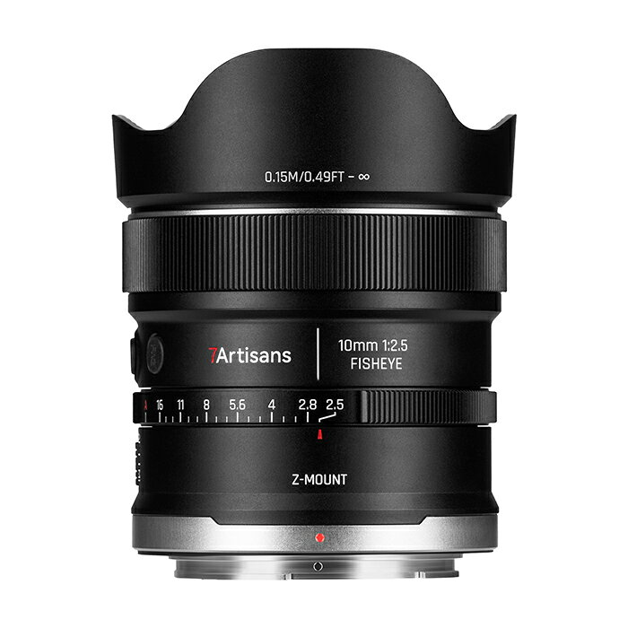 7Artisans MAX AF 10mm F2.5 Fisheye ニコンZマウント フルサイズ対応 魚眼レンズ オートフォーカス 超広角 単焦点 正規品2年保証 七工匠
