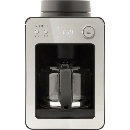 楽天市場】シロカ siroca 全自動コーヒーメーカー SC-A251(S) シルバー