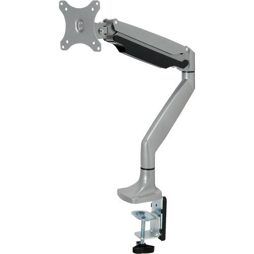 エレコム モニターアーム シングル 13-32インチ ガス式 クランプ VESA シルバー(１台)
