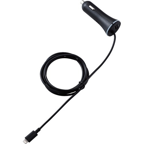 ELECOM 4.8A DC充電器 Lightning MPA-CCL02BK