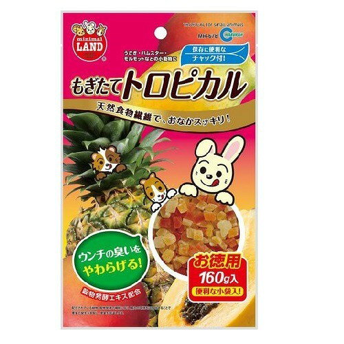 小動物用 もぎたてトロピカル お徳用 160g 1袋 マルカン