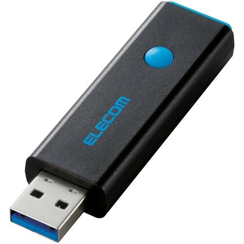 楽天市場】エレコム ELECOM USB3.0 ノック式 USBメモリ MF-PSU332GBU