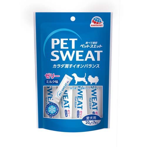 ハッピーヘルス ペットスエットゼリー 愛犬用 クランベリープラス(20g*7本入)