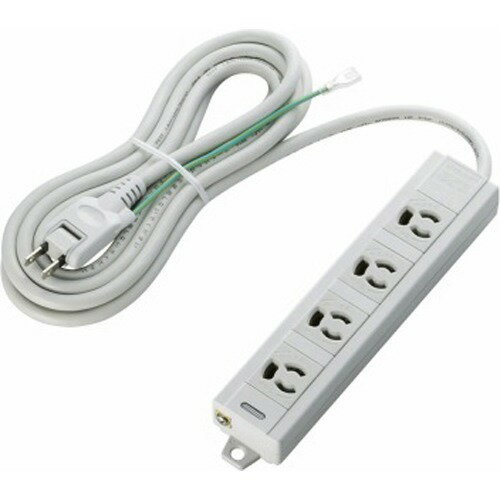 エレコム 延長コード 電源タップ 3m4個口 マグネットスイングプラグ T-T06-3430LG／RS(1個入)