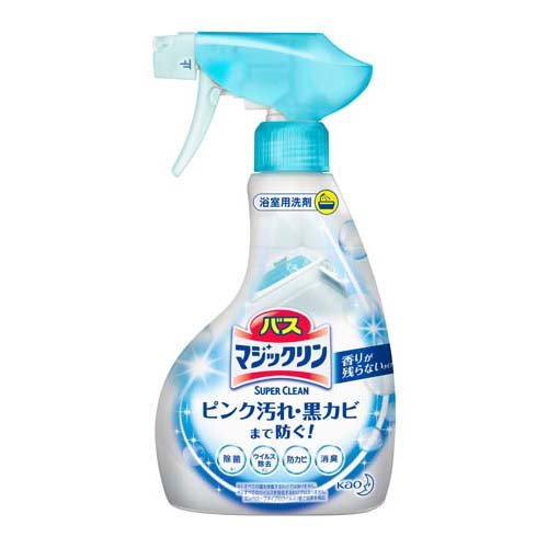 バスマジックリン お風呂用洗剤 スーパークリーン 香りが残らない 本体(380ml)