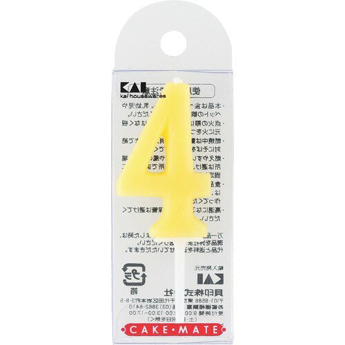 貝印 CM キャンドル パステル4 DL6004