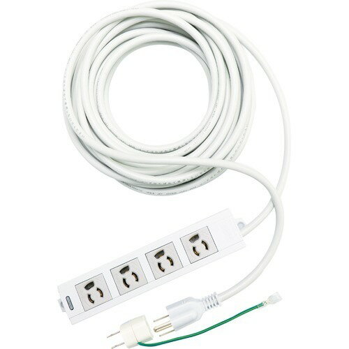 エレコム 延長コード 電源タップ 10m 3P 4個口 マグネット付 グレー T-ECOH34100NM(1個)